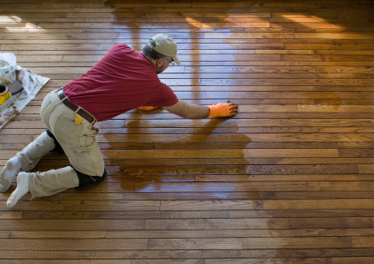 Oiled wooden decking service for marine industry on ships and oil rigs