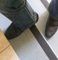 After the Non Slip is applied it acts as a safety strip